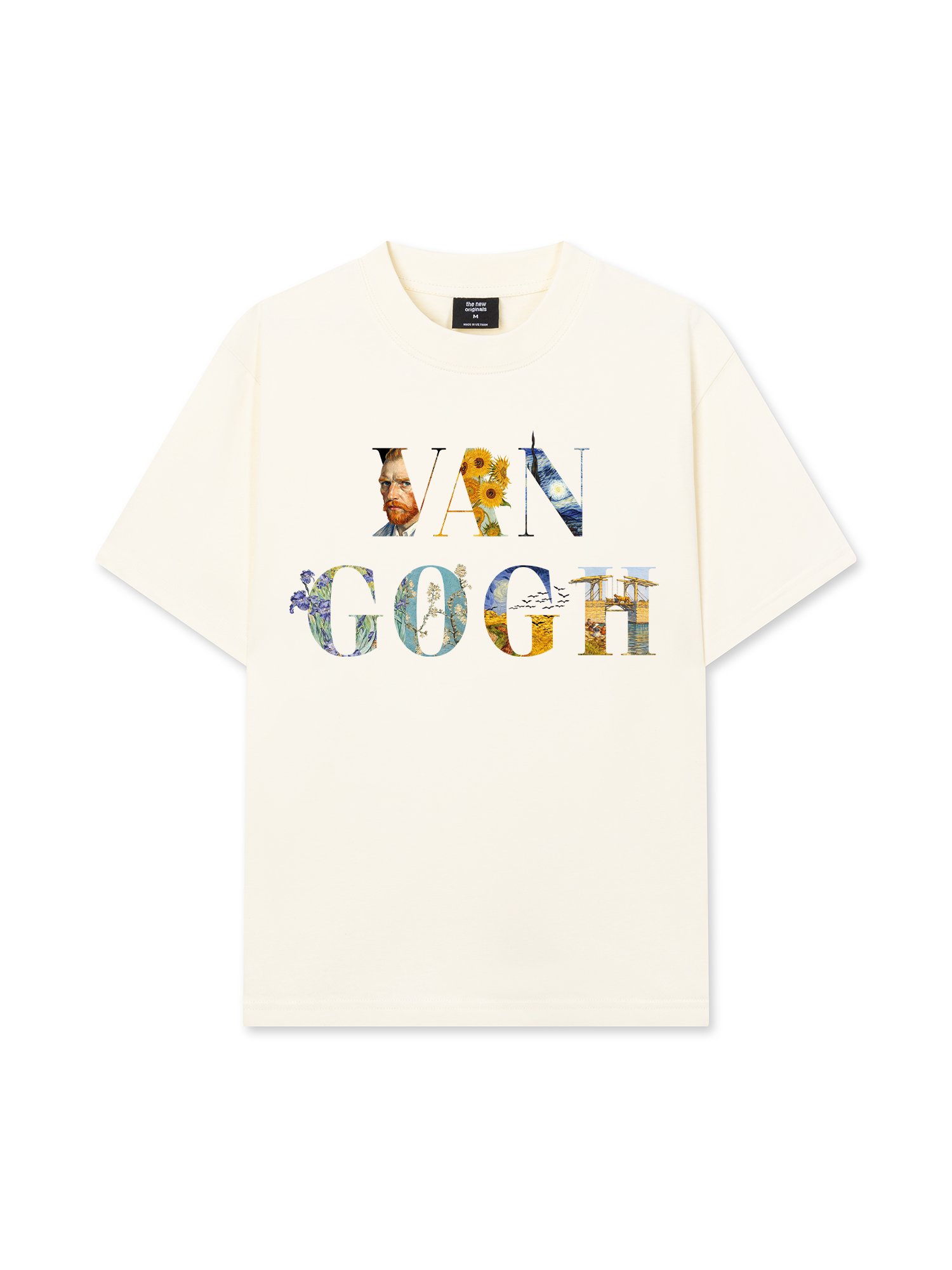 Áo Thun Relaxed Fit Masterpiece Van Gogh Typography