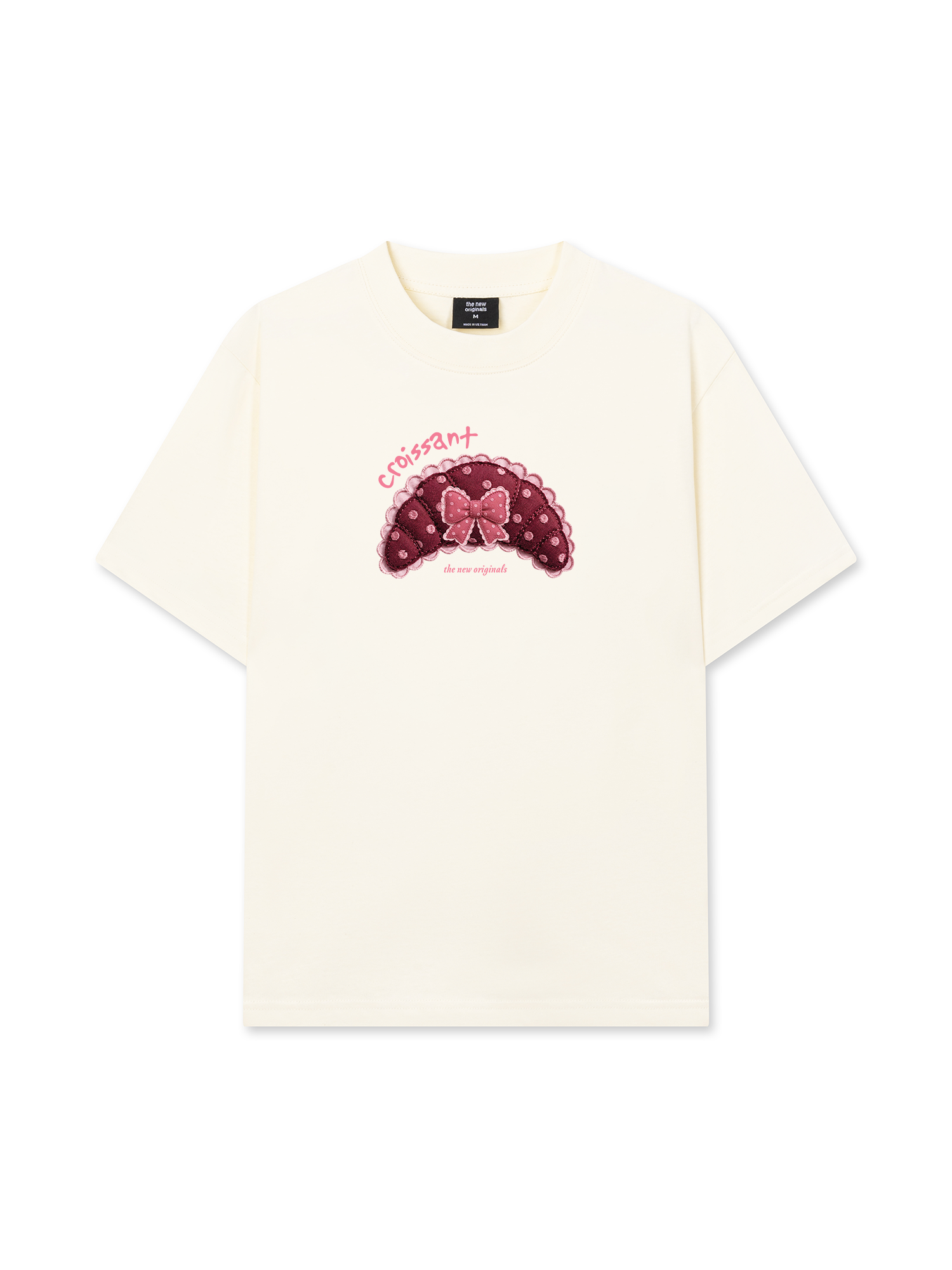 Áo Thun Relaxed Fit Croissant DIY