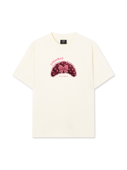 Áo Thun Relaxed Fit Croissant DIY