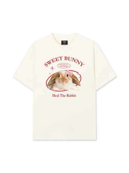 Áo Thun Relaxed Fit Sweet Bunny