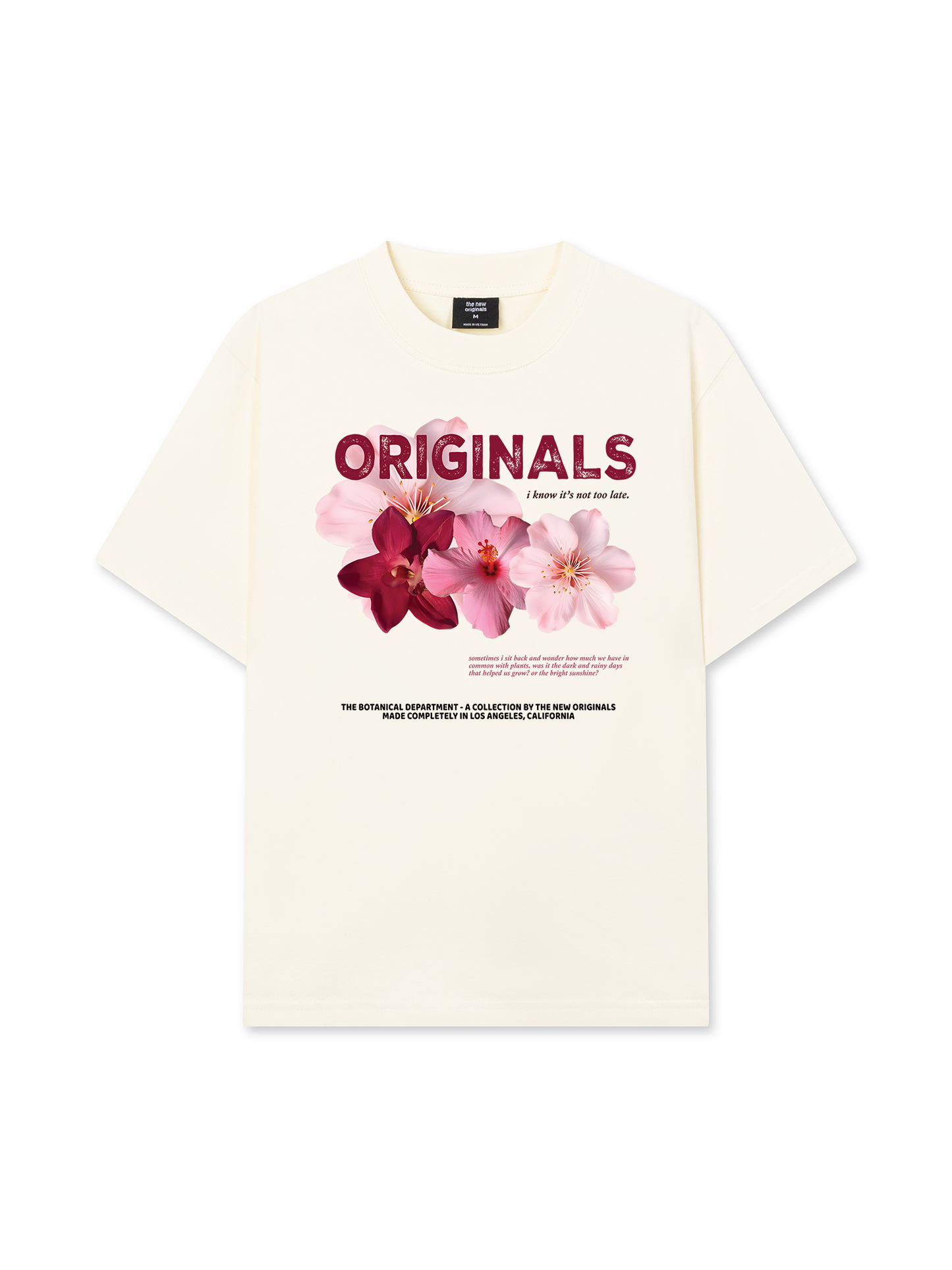 Áo Thun Relaxed Fit Summer Vibes Pink Floral