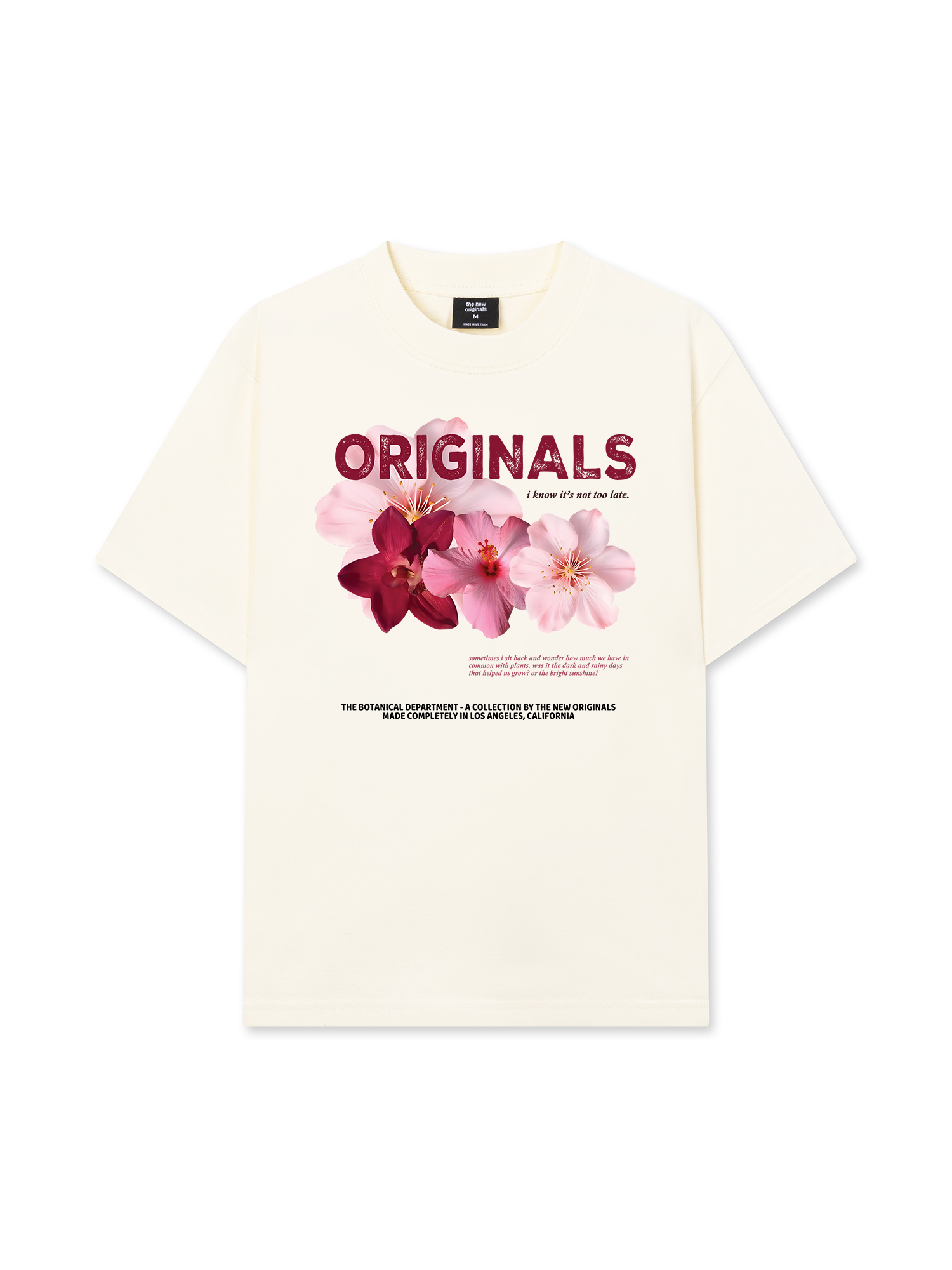 Áo Thun Relaxed Fit Summer Vibes Pink Floral