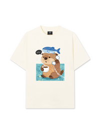 Áo Thun Relaxed Fit Daily Cuties Otter Answer The Phone