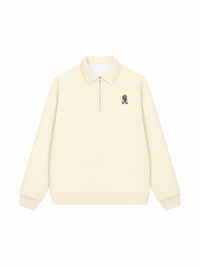 Áo Sweater Polo Nỉ Hai Da Poodle