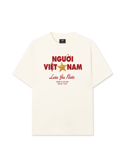 Áo Thun Relaxed Fit Người Việt Nam - Luôn Yêu Nước