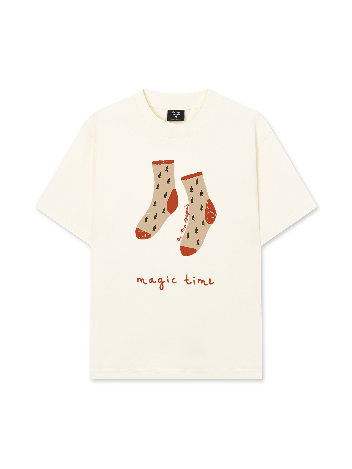 Áo Thun Relaxed Fit Autumn Vibes Magic Time