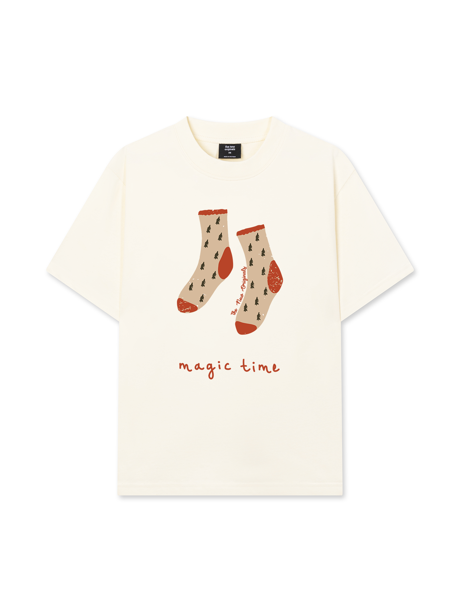 Áo Thun Relaxed Fit Autumn Vibes Magic Time