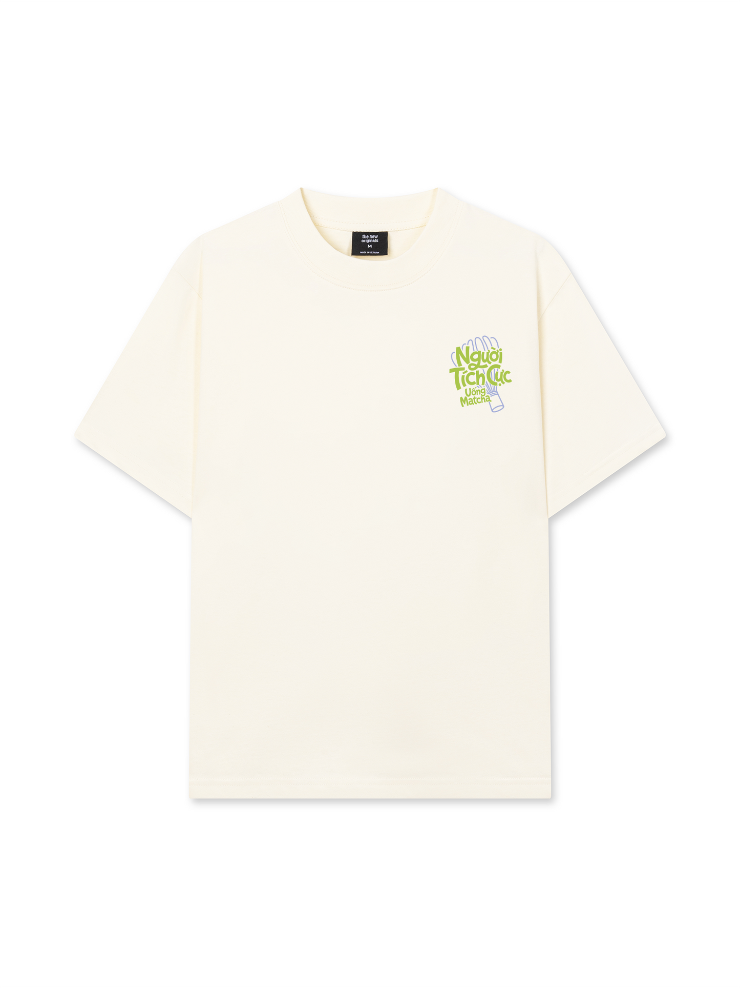Áo Thun Relaxed Fit Người Tích Cực Uống Matcha