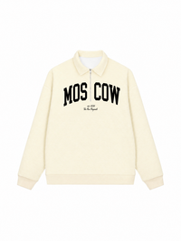 Áo Sweater Polo Nỉ Hai Da MOSCOW