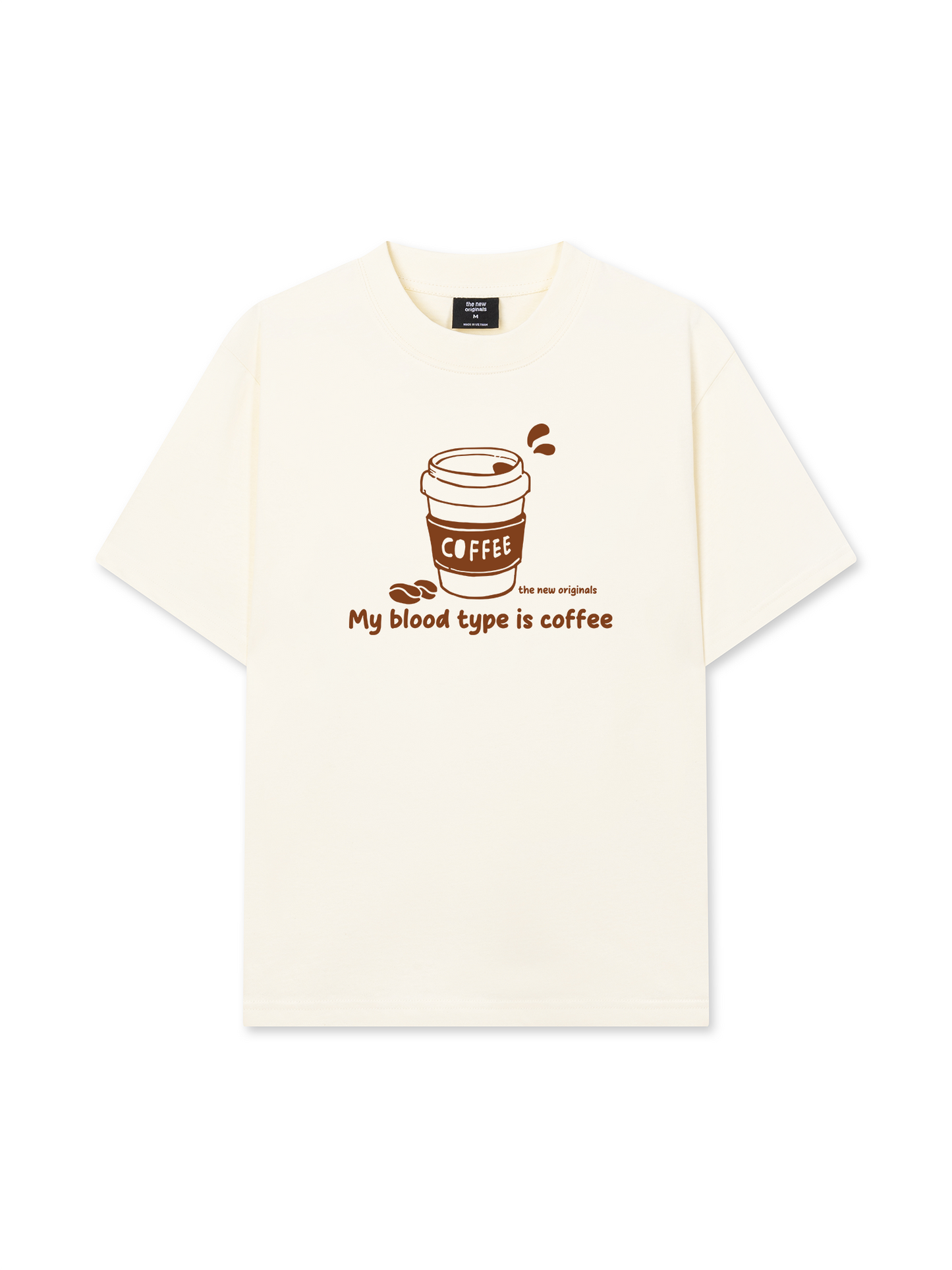 Áo Thun Relaxed Fit My Blood Type Is Coffee