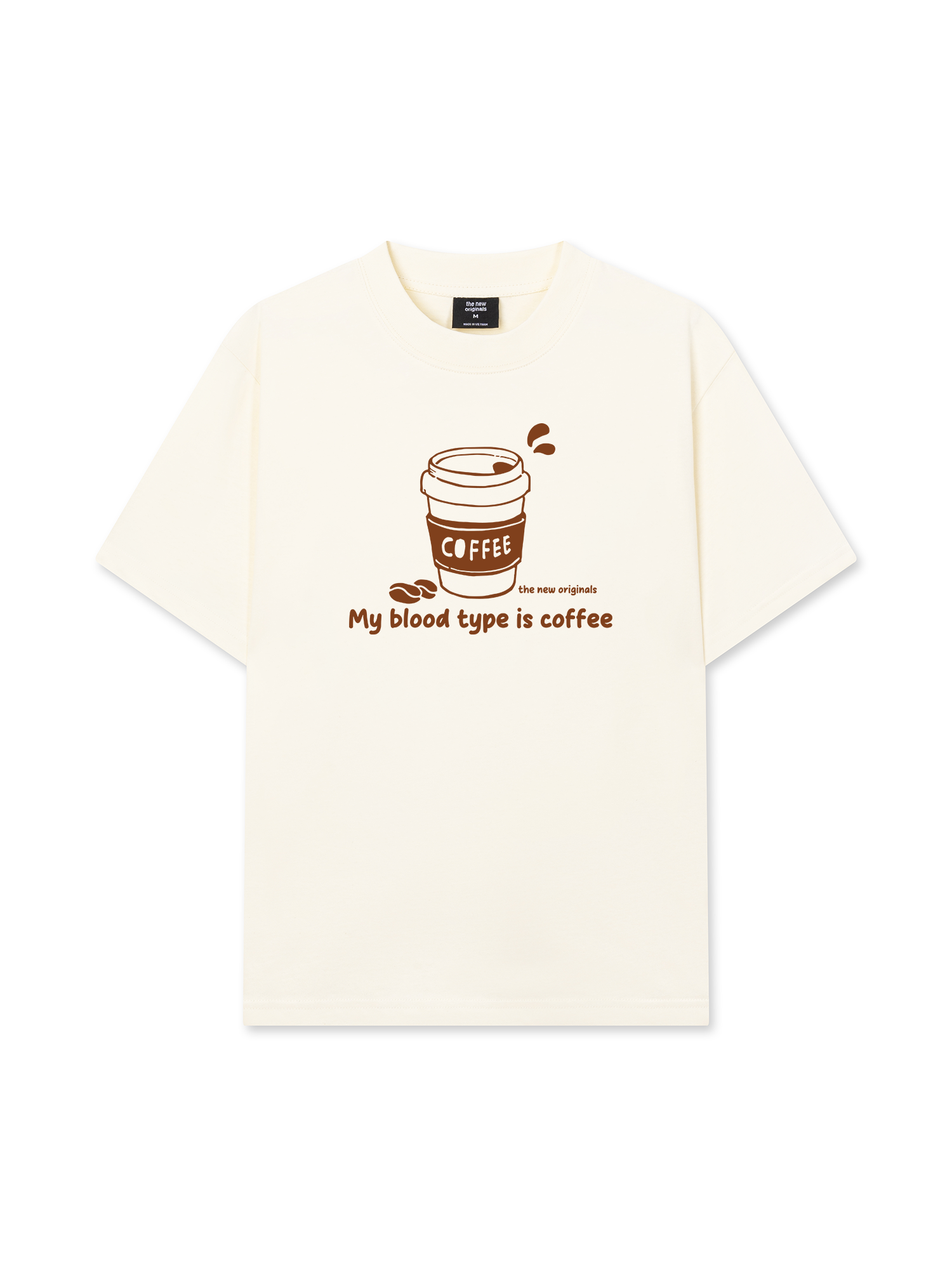 Áo Thun Relaxed Fit My Blood Type Is Coffee