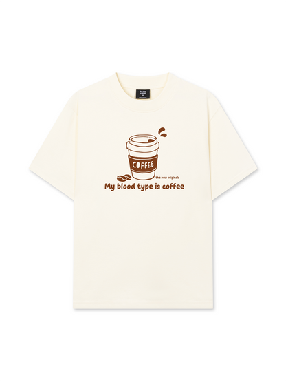 Áo Thun Relaxed Fit My Blood Type Is Coffee