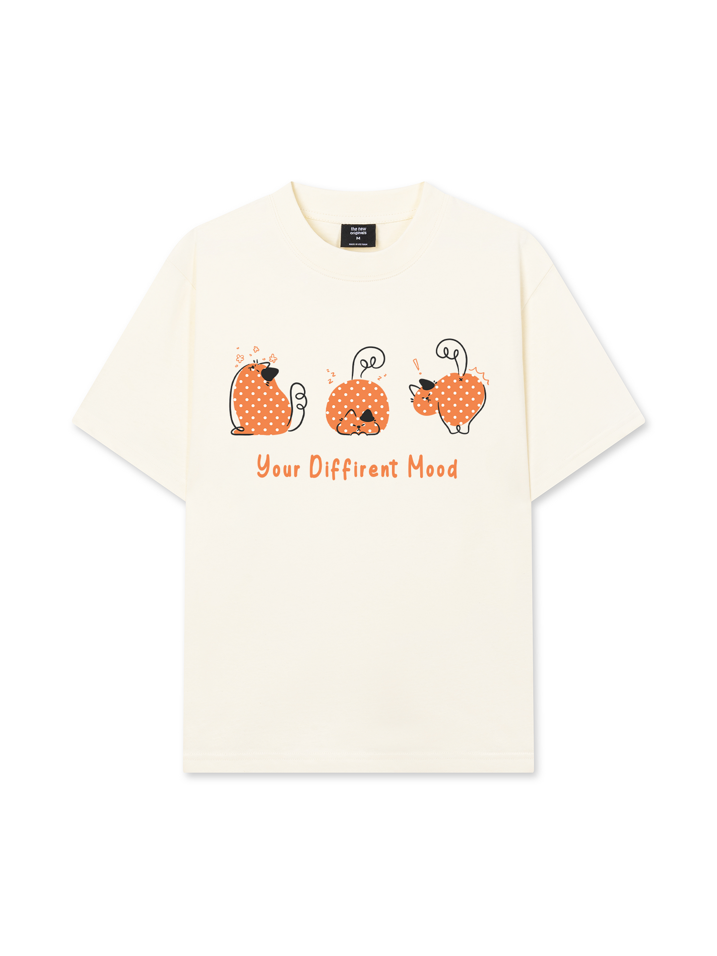 Áo Thun Relaxed Fit Daily Cuties Your Diffirent Mood