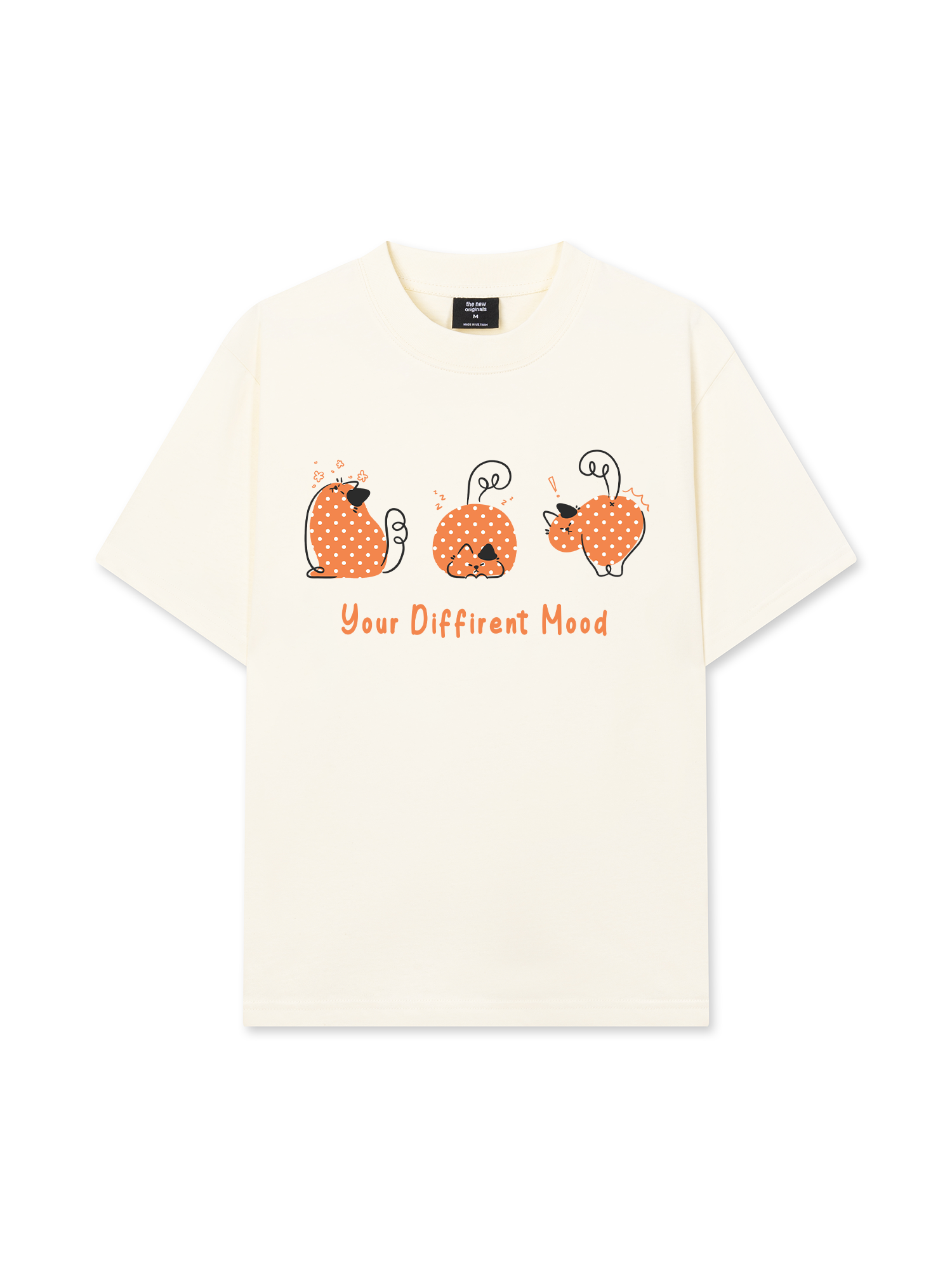 Áo Thun Relaxed Fit Daily Cuties Your Diffirent Mood