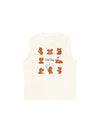 Áo Ba Lỗ Relaxed Fit Teddy Land Teddy Chill Day