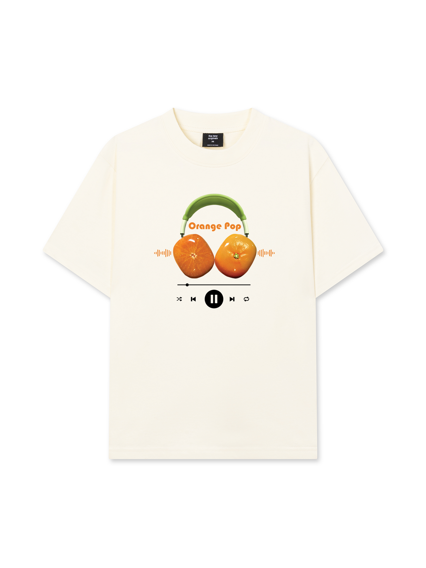 Áo Thun Relaxed Fit Summer Vibes Orange