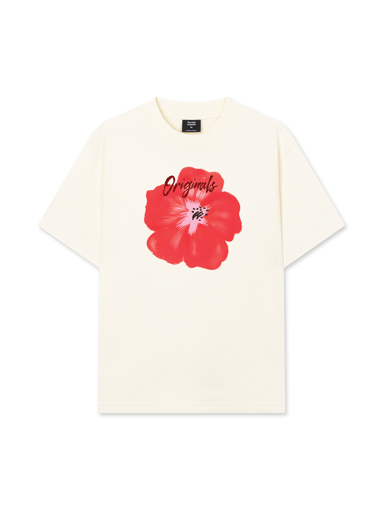 Áo Thun Relaxed Fit Summer Vibes Red Flower