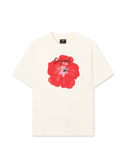 Áo Thun Relaxed Fit Summer Vibes Red Flower