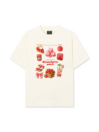 Áo Thun Relaxed Fit Strawberry Pack