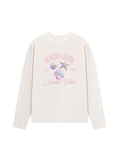 Áo Thun Dài Tay Ocean Hologram Seaside Lover