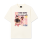 Áo Thun Relaxed Fit Pink Flower Cat
