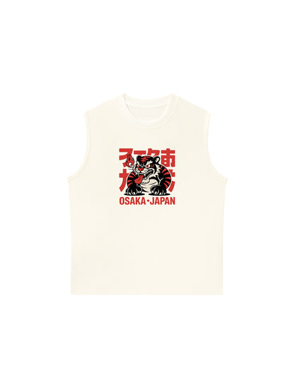 Áo Ba Lỗ Relaxed Fit Black Tiger