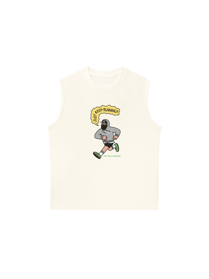 Áo Ba Lỗ Relaxed Fit Just Keep Running