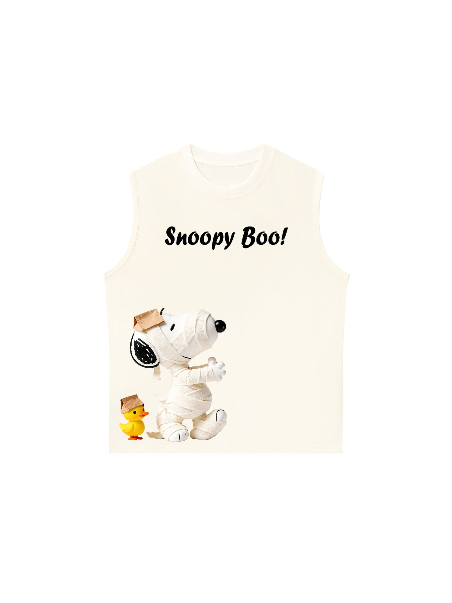 Áo Ba Lỗ Relaxed Fit Teddy Land Snoopy Boo