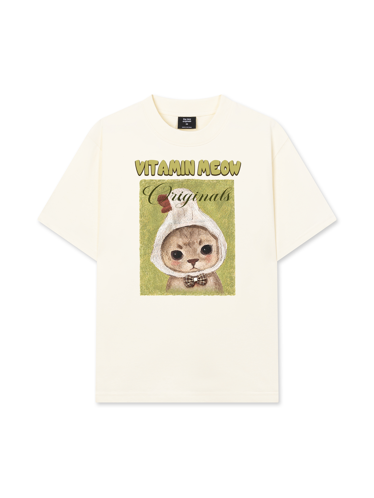 Áo Thun Relaxed Fit  Vitamin Meow With Duck
