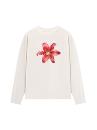 Áo Thun Dài Tay Pearl Lily Flower