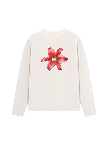 Áo Thun Dài Tay Pearl Lily Flower