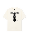 Áo Thun Relaxed Fit Animal Mood Black Cat