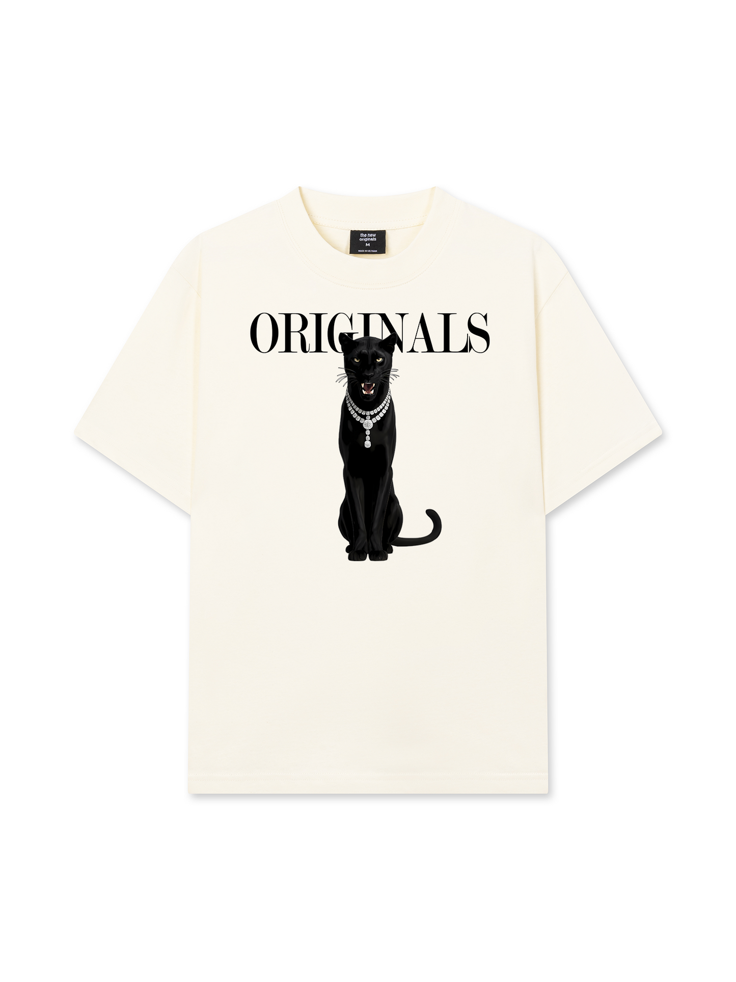 Áo Thun Relaxed Fit Animal Mood Black Cat