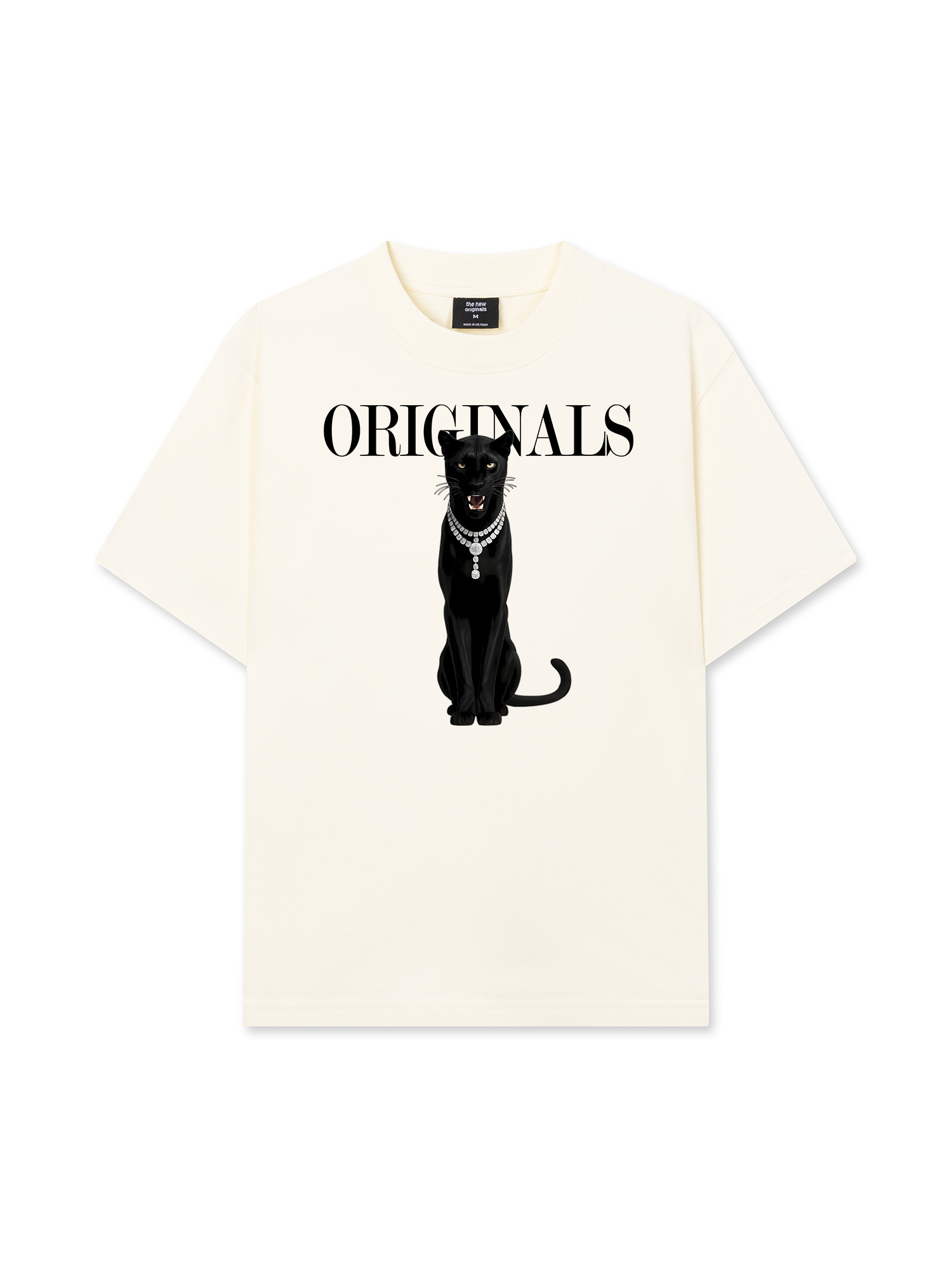 Áo Thun Relaxed Fit Animal Mood Black Cat