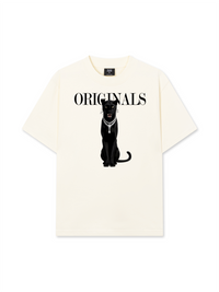 Áo Thun Relaxed Fit Animal Mood Black Cat