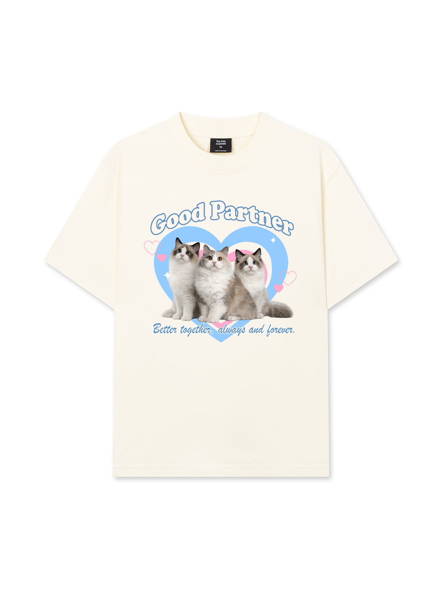 Áo Thun Relaxed Fit Daily Cuties Good Partner