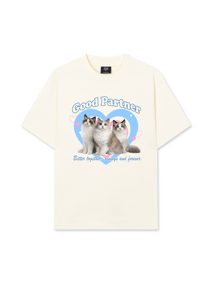 Áo Thun Relaxed Fit Daily Cuties Good Partner
