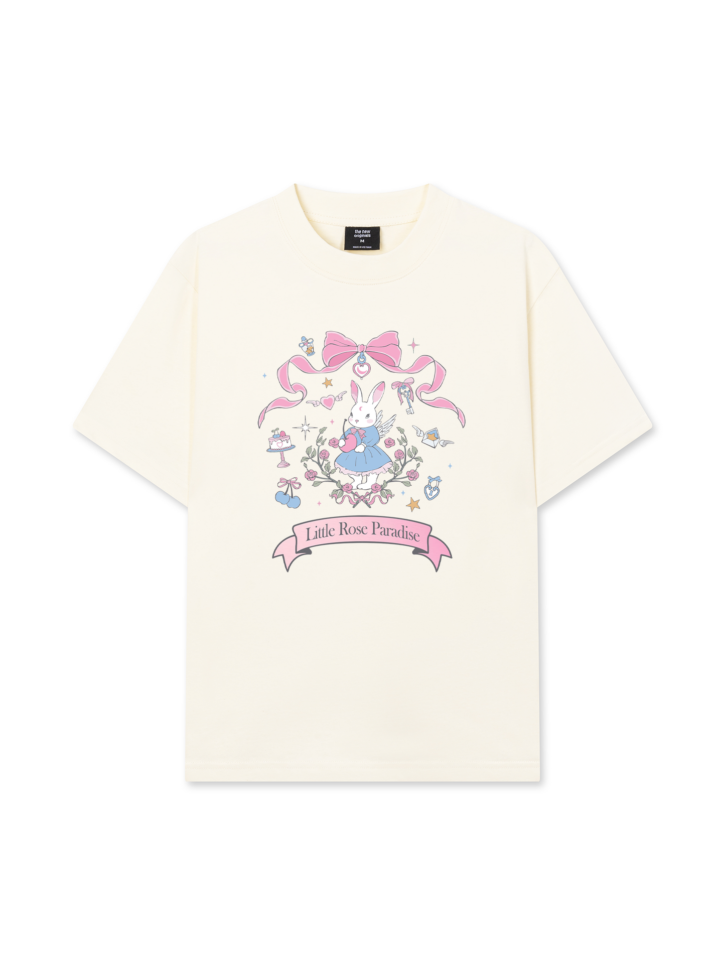 Áo Thun Relaxed Fit Daily Cuties Little Rose Paradise
