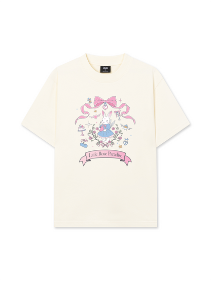 Áo Thun Relaxed Fit Daily Cuties Little Rose Paradise
