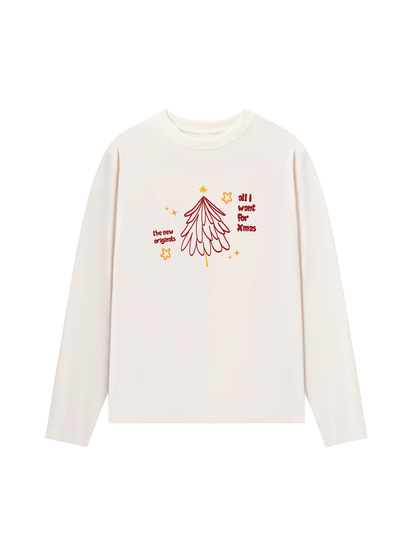Áo Thun Dài Tay All I Want For Christmas