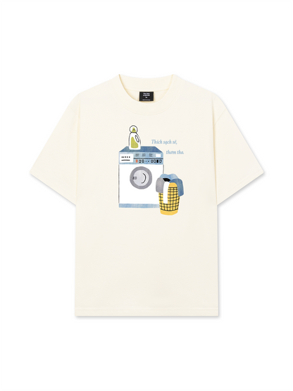 Áo Thun Relaxed Fit Thích Sạch Sẽ Thơm Tho