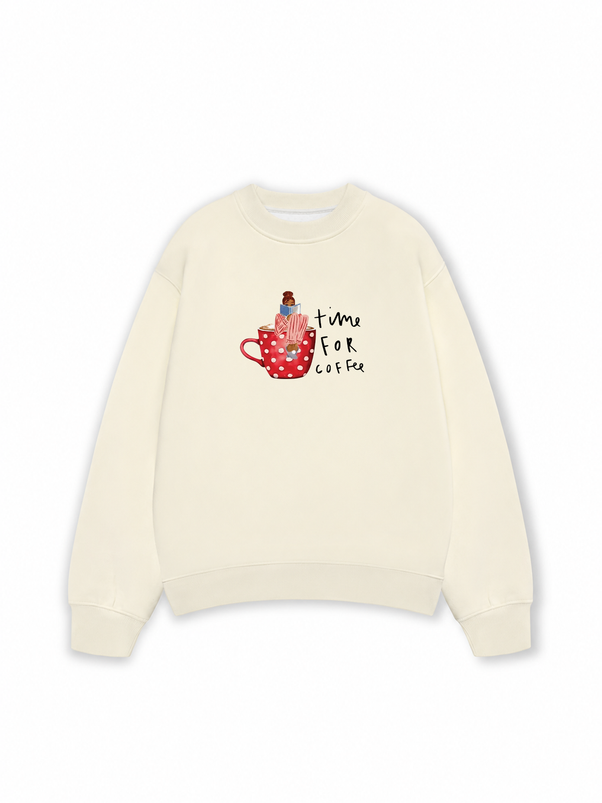 Áo Sweater Nỉ Hai Da Time For Coffee