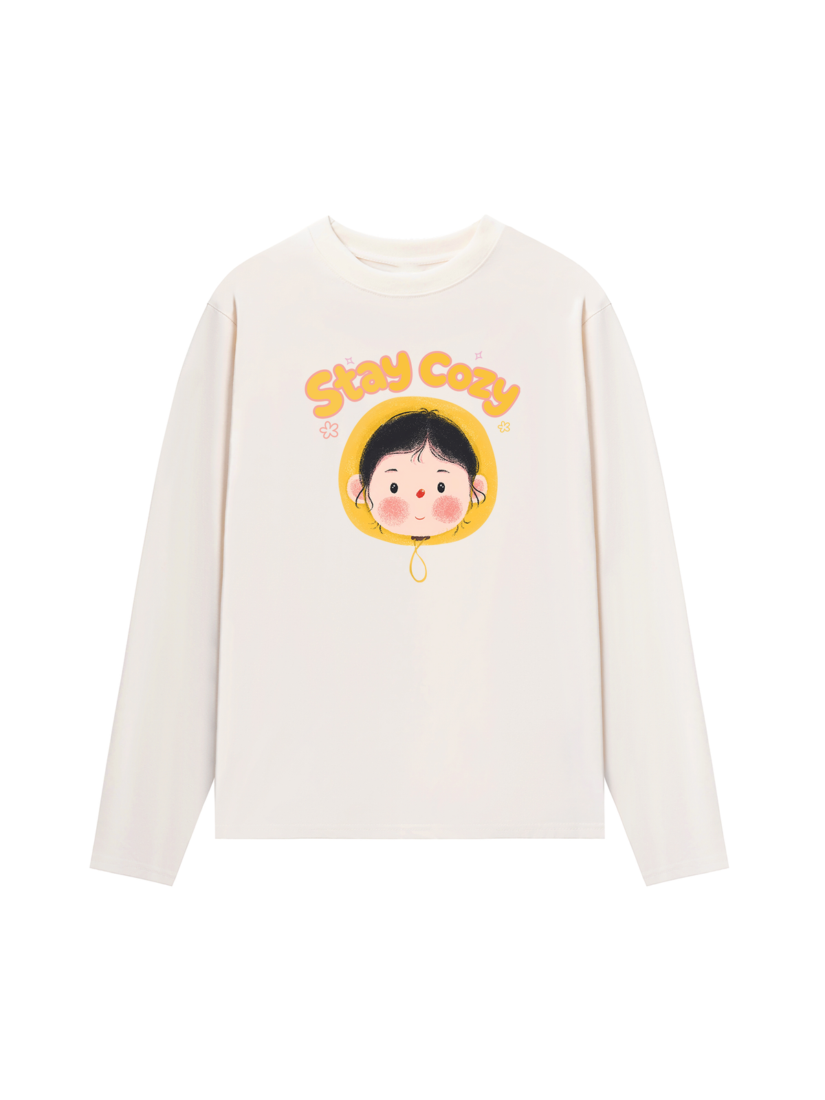 Áo Thun Dài Tay  Stay Cozy Little Girl