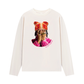 Áo Thun Dài Tay Jewel Ring & Orange Kitty Cap Wash