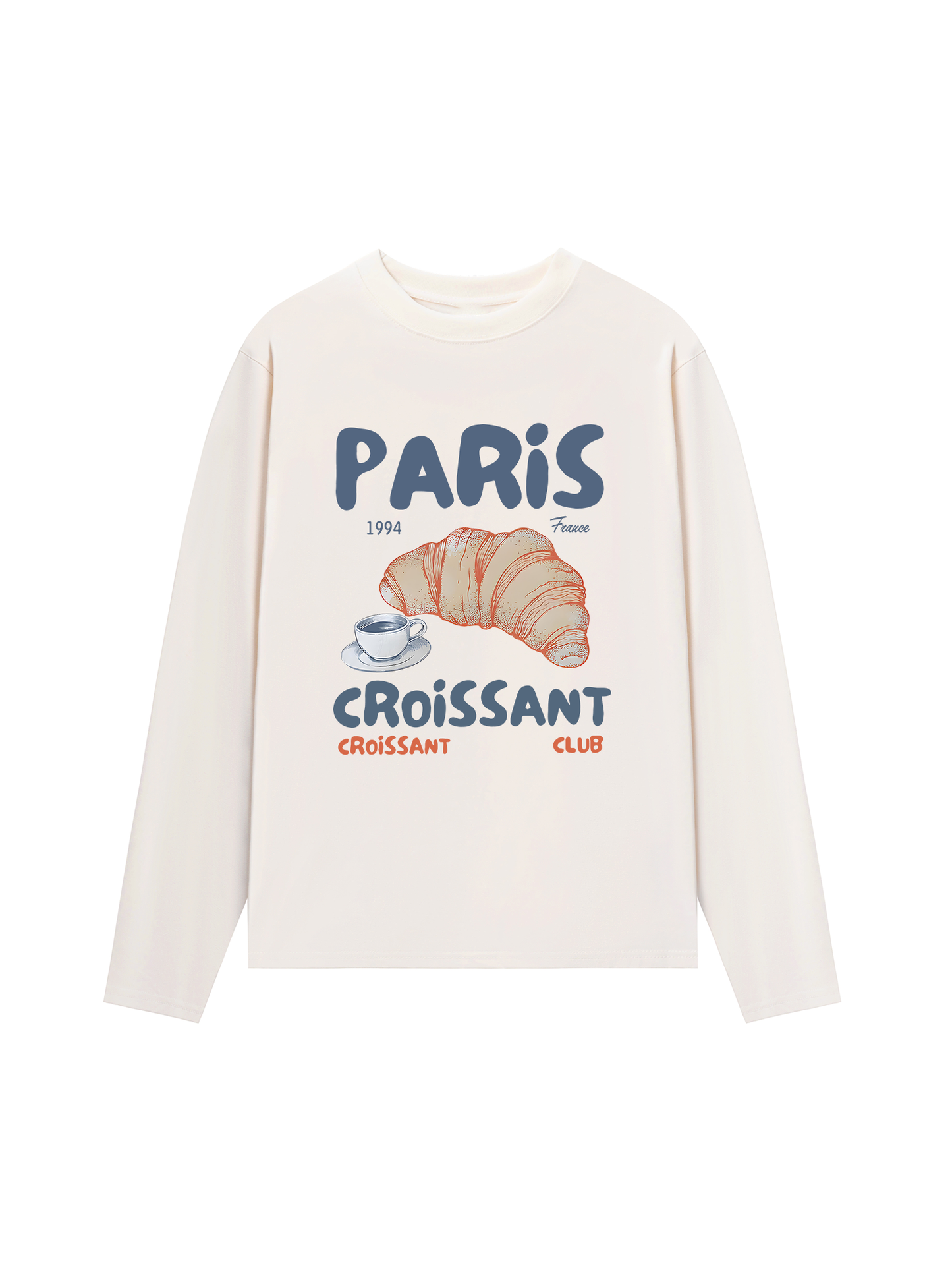 Áo Thun Dài Tay Paris Coissant