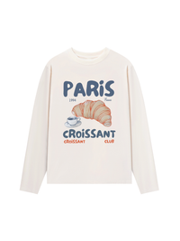 Áo Thun Dài Tay Paris Coissant