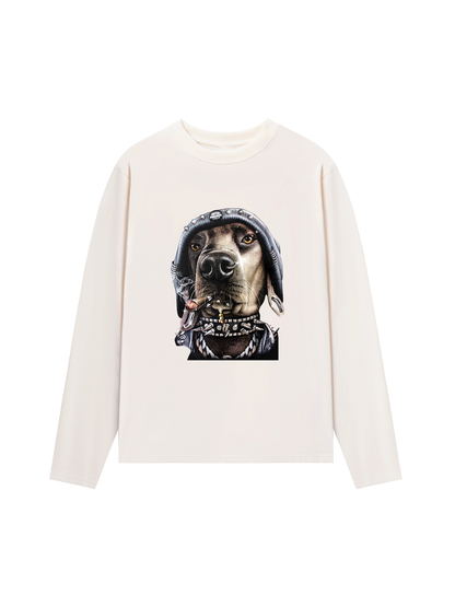 Áo Thun Dài Tay Smokey Dog