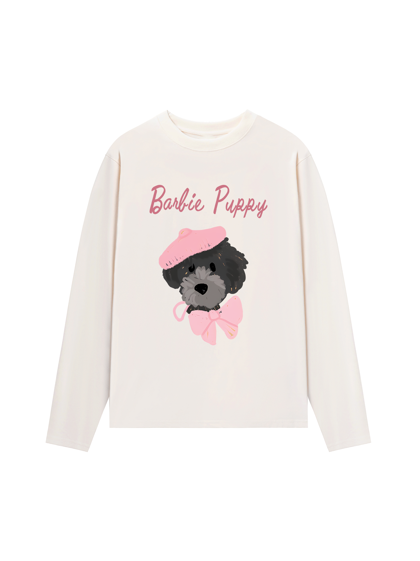 Áo Thun Dài Tay Animal Barbie Puppy