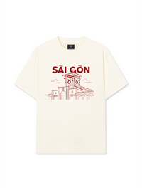 Áo Thun Relaxed Fit Chợ Bến Thành Sài Gòn