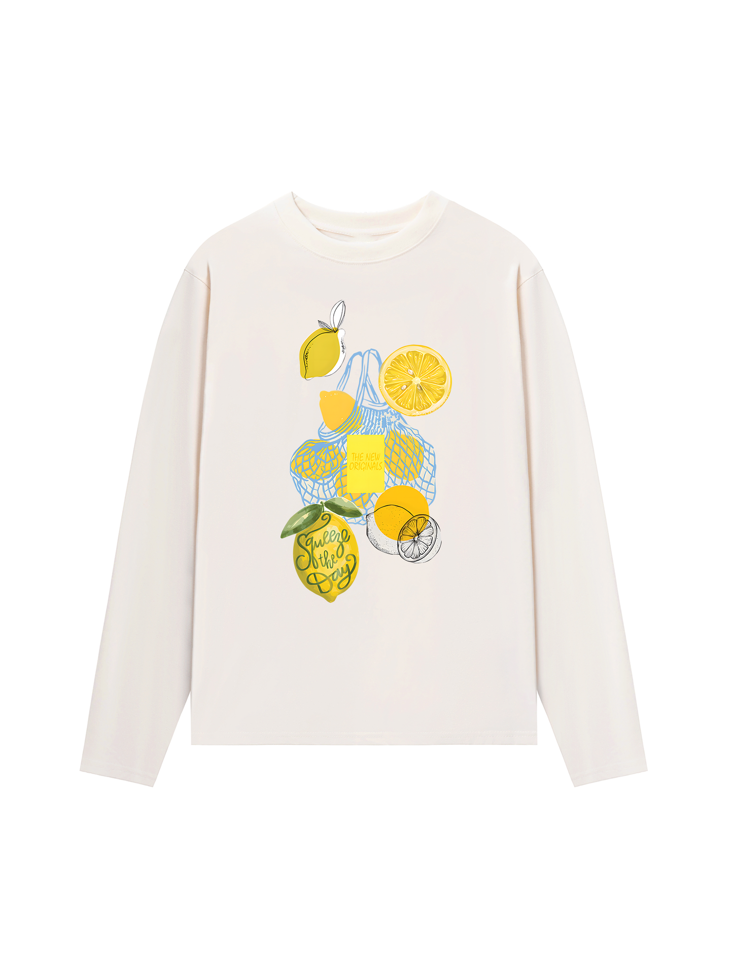 Áo Thun Dài Tay Summer Vibes Lemon Shopping